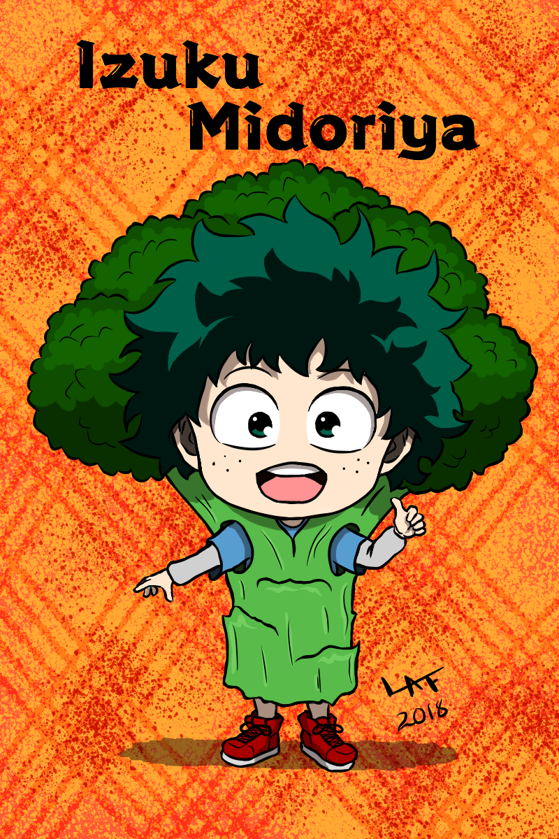 Midoriya the Broccoli Artist_chic Illustrations ART street