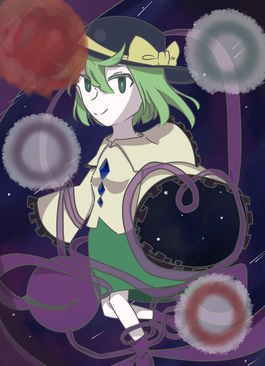 段幕と無意識の狭間 Illust of KOMEME medibangpaint sky Touhou_Project 古明地こいし サードアイ LEVEL1ありがとう！！