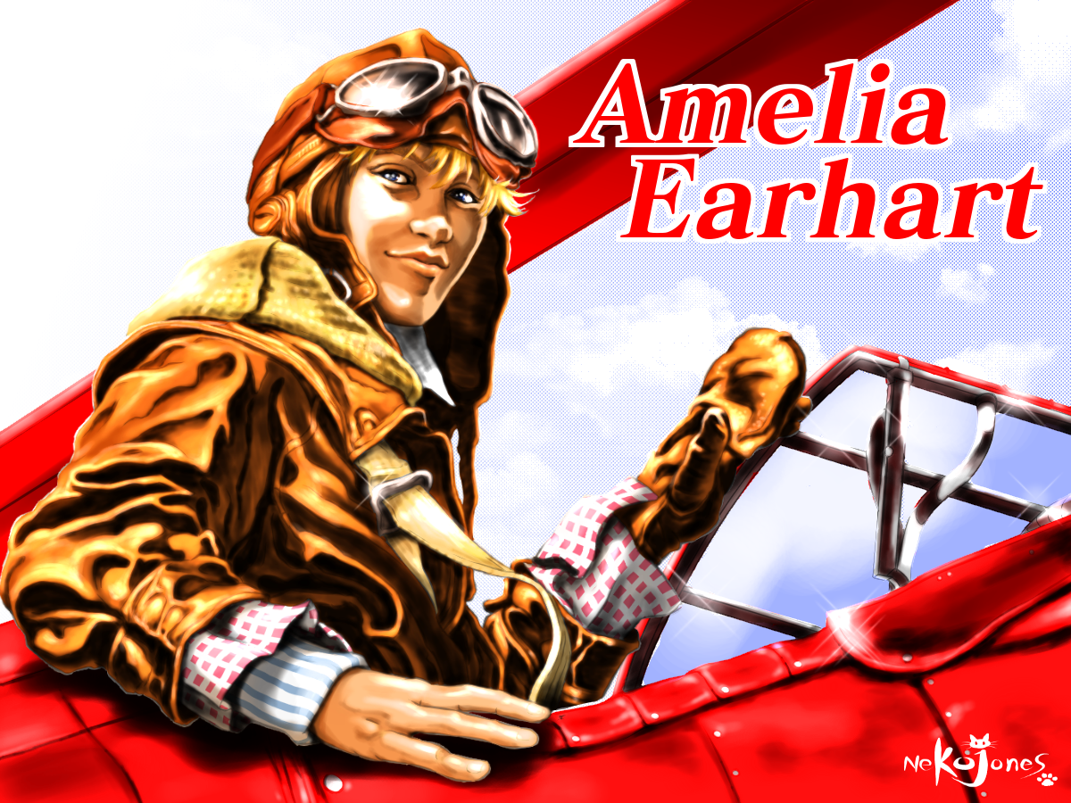 アメリア エアハート Neko Jones Illustrations Art Street