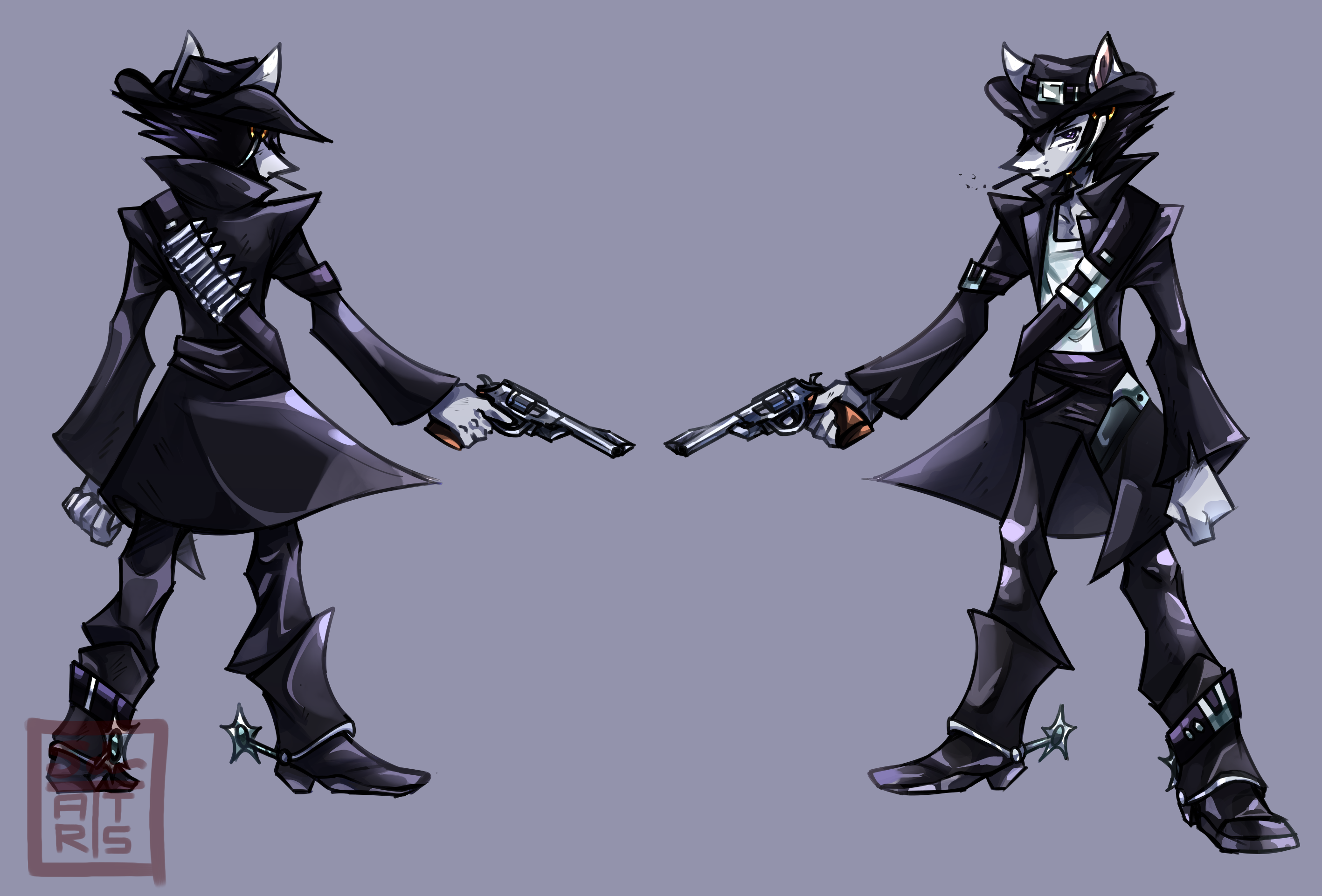 Black Ripper refsheet 🔫 Squiggle Liggle - Illustrations ART street