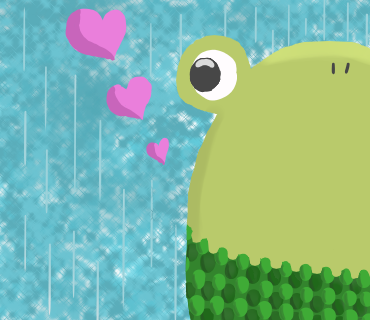 雨の日のかえるちゃん もぐらちゃん 插畫 Art Street