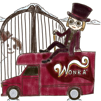 ウィリー・ウォンカ ちょこりす - Illustrations ART street