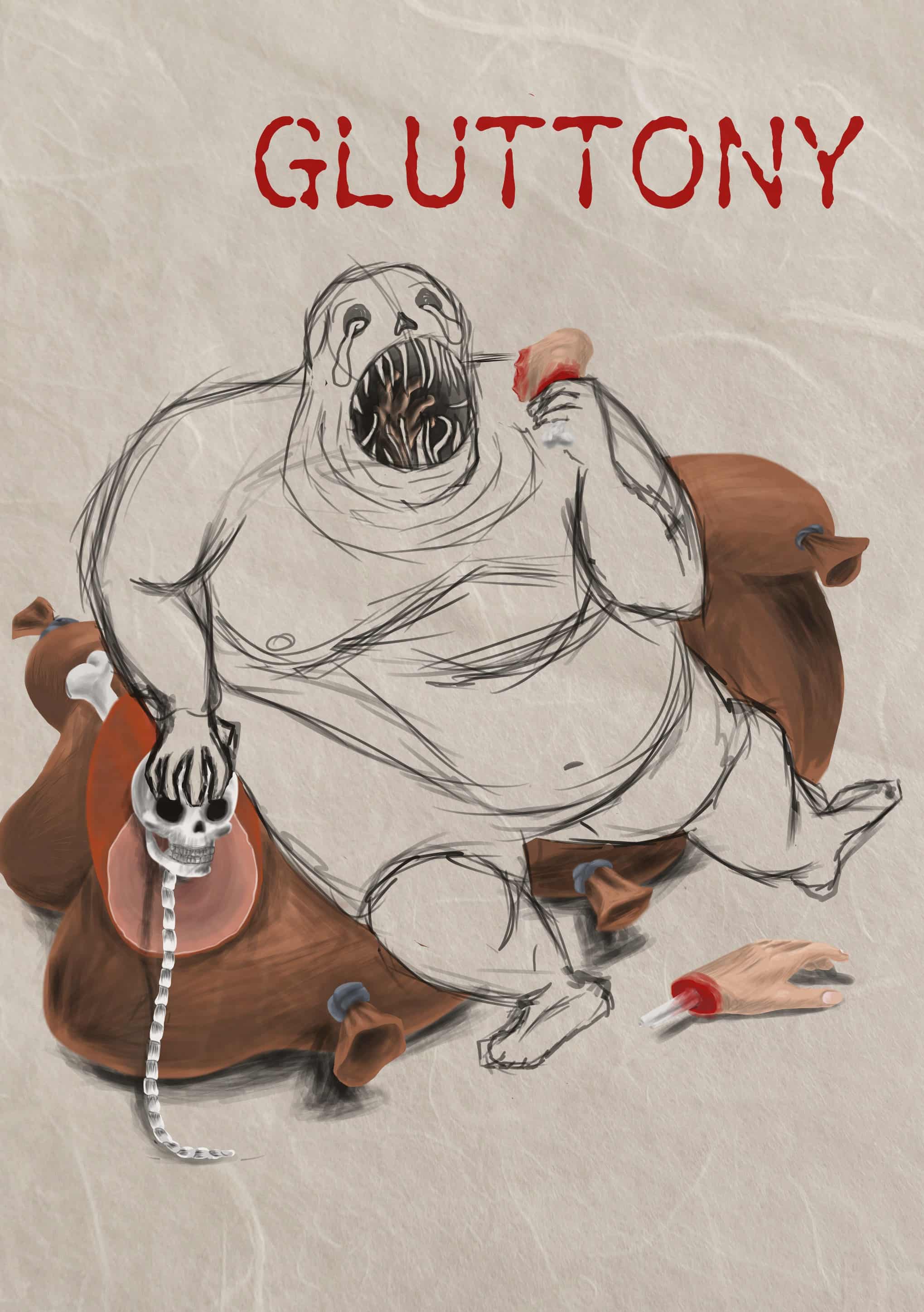 Gluttony Máťa chan - Illustrations ART street