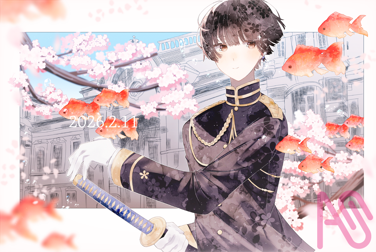 祖国誕 Illust of 御傘謙/お爺 sakura APH 本田菊 本田菊生誕祭