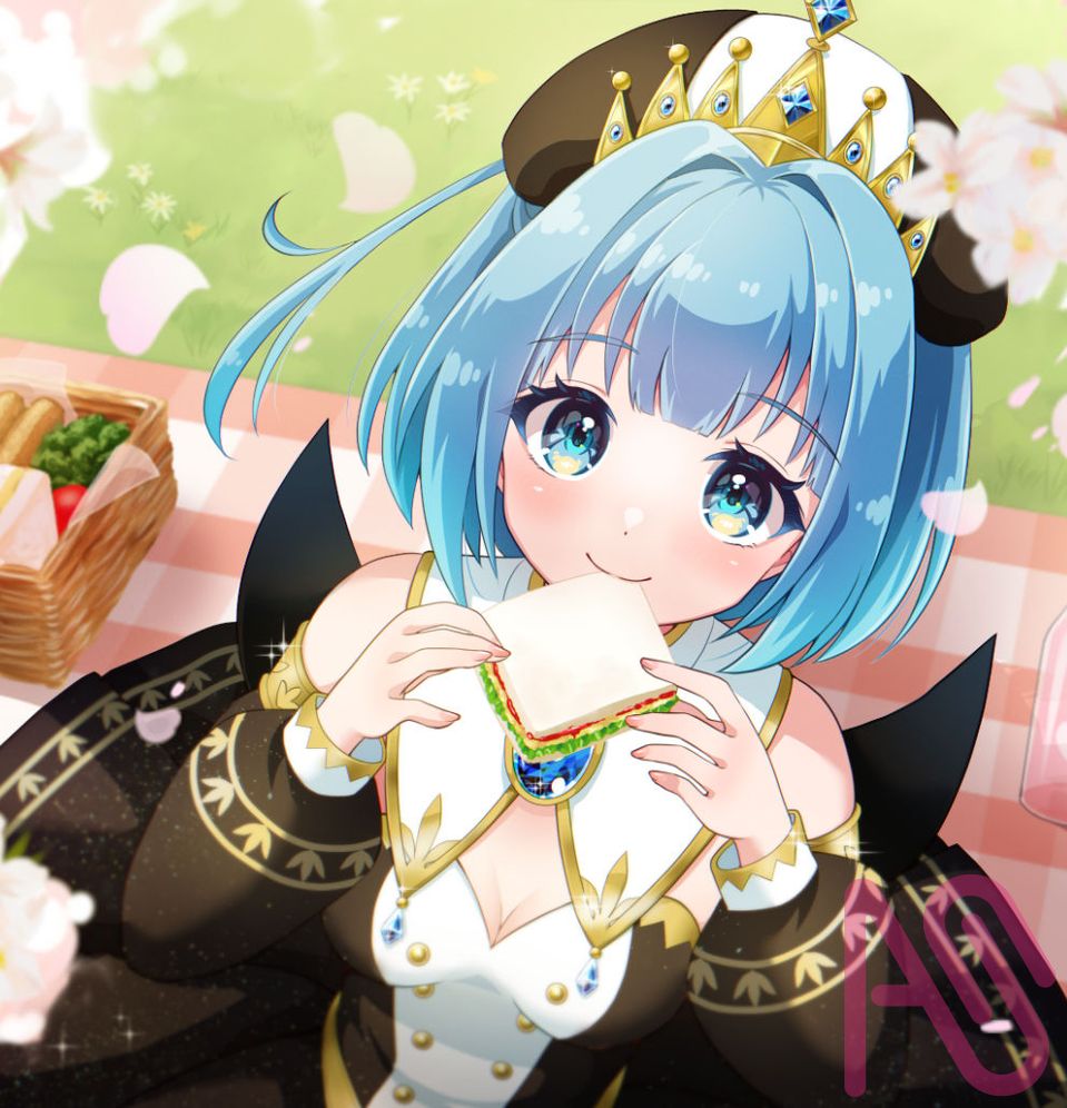 commission[128]／イベント用イラスト Illust of Yui Mirano@WhiteBearYM girl sakura 宝石 commission flower food Artwork hat commissionsopen IRIAM